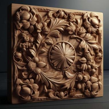Patterns and decorations stl designs 3 3d model
